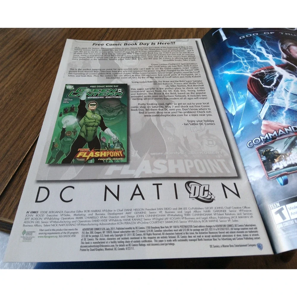 Adventure Comics #526 JUly 2011 DC Comics